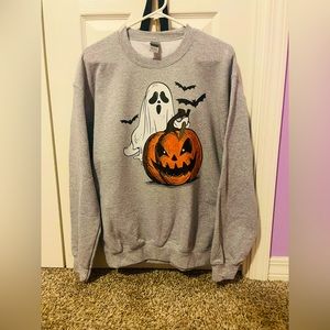 Halloween Ghost and Pumpkin 🎃 Sweatshirt